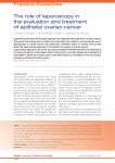 The role of laparoscopy in the evaluation and treatment of epithelial