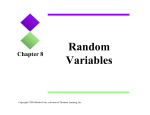Handout 7 Random Variables