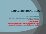 Paravertebral block mgmc