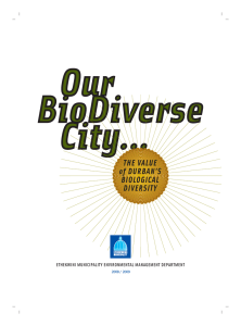 Our Biodiverse City - eThekwini Municipality