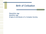 The Birth of Civilization - Modern World History @ SDA