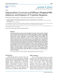 Hepatocellular Carcinoma and Diffusion