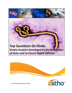 Top Questions On Ebola