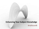 Enhancing Your Subject Knowledge