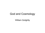 God and Cosmology - Evidence for Christianity
