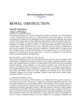 Bowel obstruction (Text)