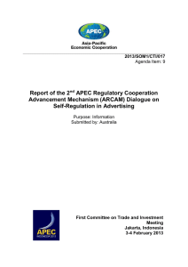 agreed - APEC Meeting Document Database