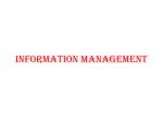 information system - KV Institute of Management and Information