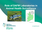 Role of DAFM Laboratories in Animal Health Surveillance 28-04-2016