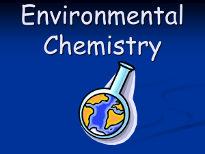 Environmental Chemistry