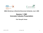 CMC - Innovator Industry Presentation