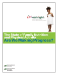 State of Family Nutrition and Physical Activity Report