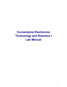 lab_manual_year_1 - Cornerstone Robotics
