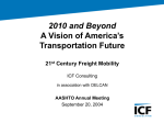Presentation - Intermodal Transportation and Economic Expansion