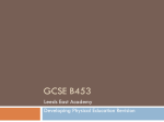 GCSE PE B453 Revision Powerpoint