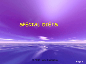 Special Diets