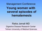 Young woman with recurrent hematemesis