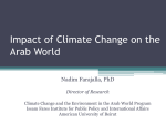 Impact of Climate Change on the Arab World