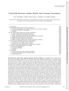 Cross-Talk Between Cardiac Muscle and Coronary Vasculature