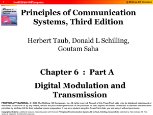 Principles of Communication Systems, Third Edition