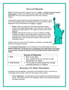 Becoming a US Citizen - Heard County School System