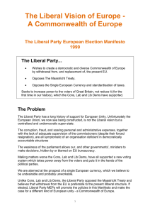 1999 European Election
