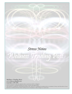 Stress - Wellness Trading Post