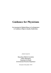 Guidance for Physicians On Assessment of Medical Fitness to Use
