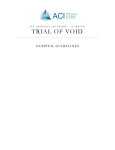 Trial of Void - Hospital Guidelines