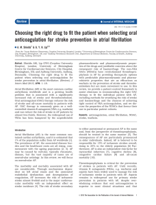 Choosing the right drug to fit the patient when selecting oral