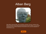 Alban Berg Powerpoint