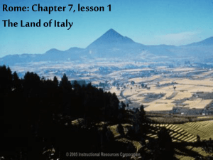 Rome: Chapter 7, Lesson 2 - Mulvane School District USD 263