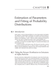Estimation of Parameters and Fitting of Probability