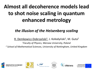 Almost all decoherence models lead to shot noise scaling in