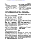 Plasma atrial natriuretic peptide in patients with acute