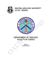Course Details - Department of Geology, Obafemi