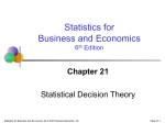 21.Statistical Decision Theory
