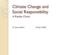 Climate Change and Social Responsibility