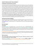 Guide for Bioinformatics Project Module 1 - SGD-Wiki