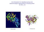 Metalloenzyme Functions