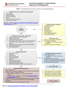 Acute Pyelonephritis in Adult Patients: Diagnosis and Management