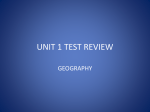 UNIT 1 TEST REVIEW