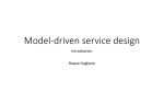 Model-driven service design