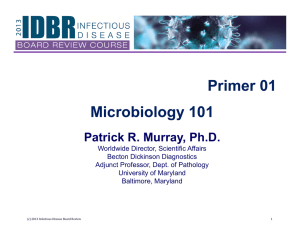 Primer 01 Microbiology 101