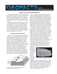 Osage Cuestas: Rocks and Minerals