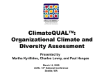 ClimateQUAL™: Organizational Climate and Diversity