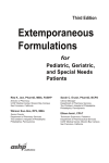 Review for Extemporaneous Formulations 3rd Edition