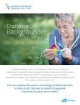 mBC Patient Innovation Challenge Backgrounder