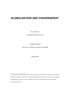 globalisation and convergence