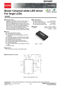 BD9488F : LED / LCD Drivers